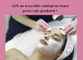 Przez cały grudzień ! – 15% na wszystkie zabiegi na twarz! Zapraszamy do Body Evolution Ursus zabiegu na twarz grudzien